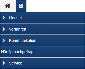FGM Website Menüinhalt
